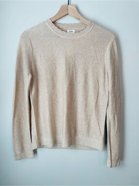 NWT J. Crew Scallop Neck Thermal Long Sleeve
